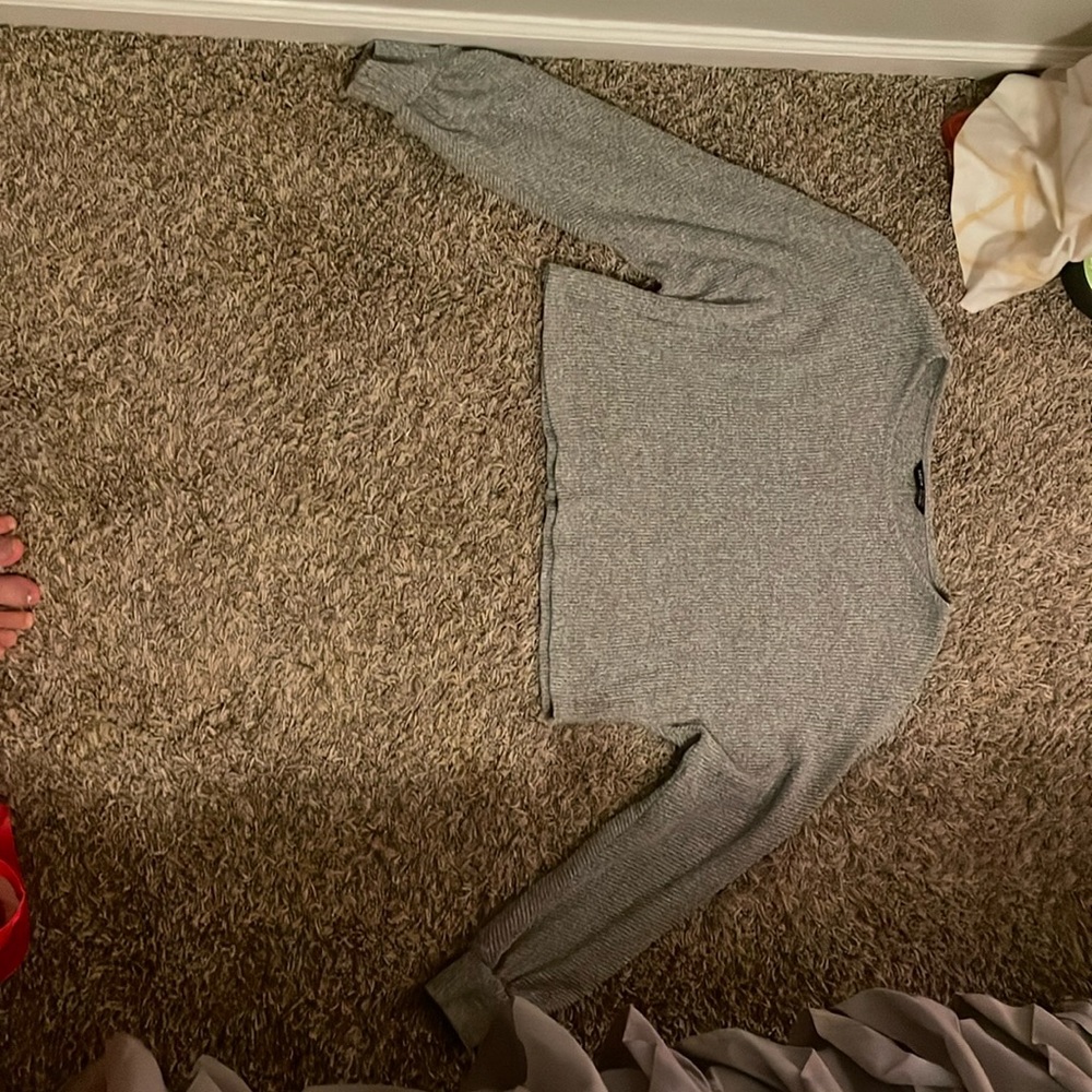 corduroy grey long sleeve